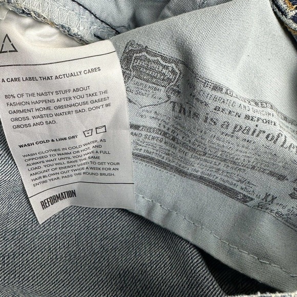 REFORMATION x LEVI's 501 Remade High Rise Button Fly Jeans Size 29 - Picture 11 of 11